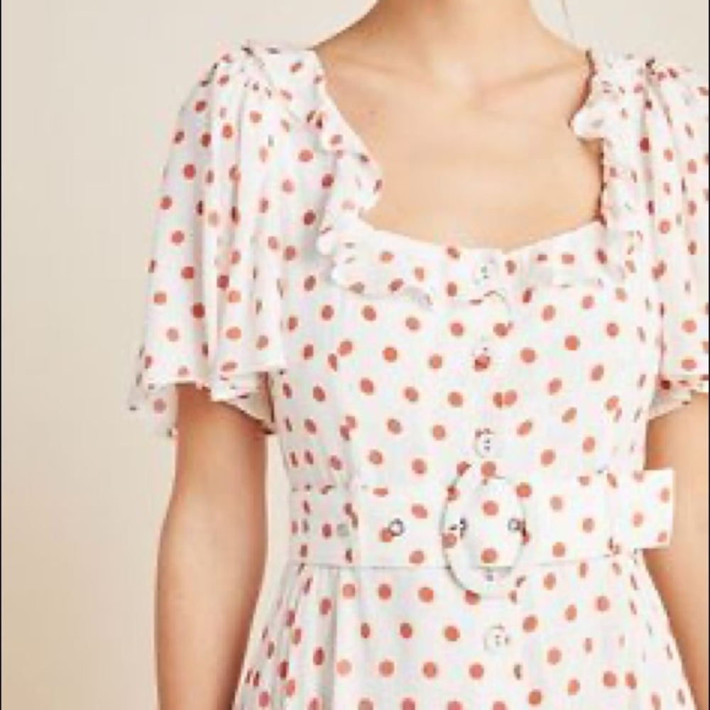 ✨ Anthropologie Daisy Dotted Dress - Picture 3 of 4
